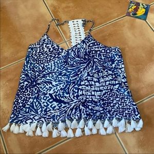 NWT Lilly Pulitzer Nya Tank in Home Slice